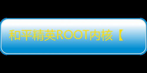 和平精英ROOT内核【追梦】外挂